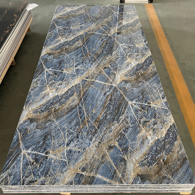 Modern Design Style High Glossy UV Coating PVC Marble Sheet Waterproof and Waterproof