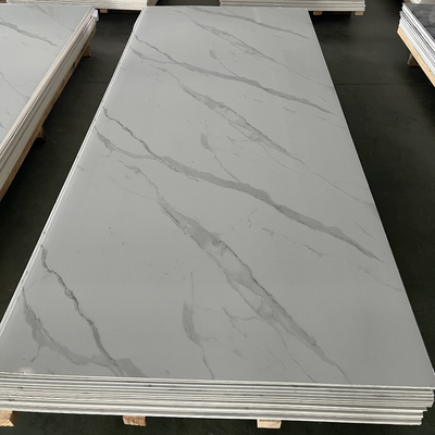 Modern Design Style High Glossy UV Coating PVC Marble Sheet Waterproof and Waterproof