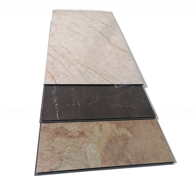Luxurious SPC RVP Marble Stone Grain Vinyl Plank Flooring for Bathroom and Kitchen