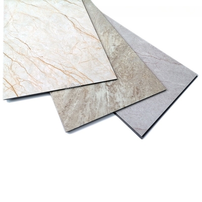 Luxurious SPC RVP Marble Stone Grain Vinyl Plank Flooring for Bathroom and Kitchen