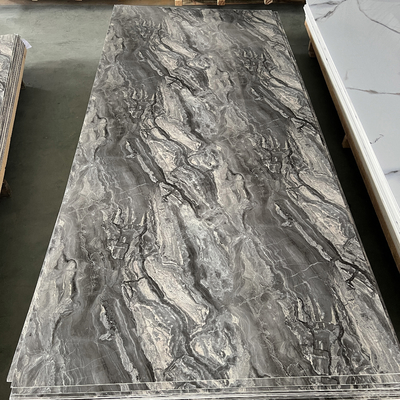 Indoor Wall Decoration PVC Marble Sheet with 1220x2800mm Size and UV Coating
