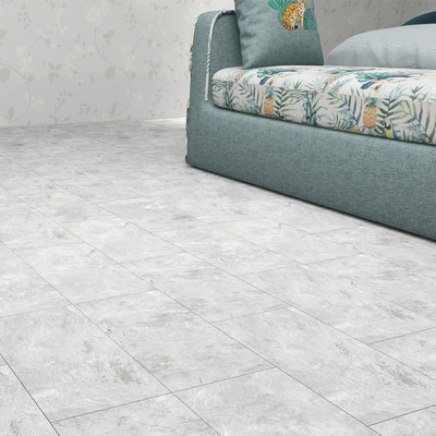 5mm SPC Plastic Flooring with Gorgeous Marble Carpet Design and ISO9001 Certification
