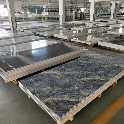 Hot Stamp PVC Faux Marble Sheet for Wall Decoration 1220x2440mm 1220x2800mm from Chinese