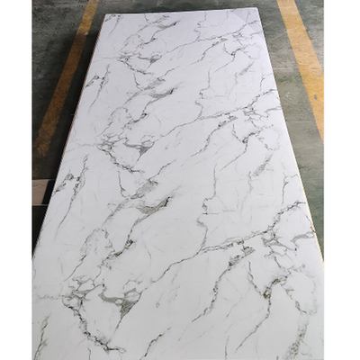 UV Marble Sheet PVC Marble Board 1220x2400mm Flooring Fireproof B1 Vinyl Flooring