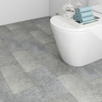 PVC Stone Powder 7mm Waterproof Marble Texture LVP Laminate SPC Flooring for Bathroom