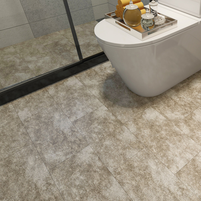 PVC Stone Powder 7mm Waterproof Marble Texture LVP Laminate SPC Flooring for Bathroom