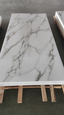 1200x2800 Vinyl Flooring UV Marble Sheet PVC Marble Board Wall Panel Flexible Board