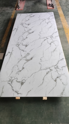 1200x2800 Vinyl Flooring UV Marble Sheet PVC Marble Board Wall Panel Flexible Board