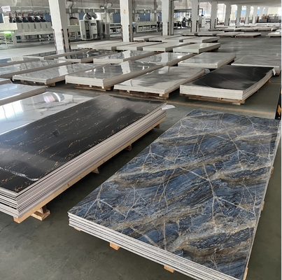 1220x2400mm 1220x2800mm UV Marble Sheet for Modern Design Style and 25 Years Lifetime