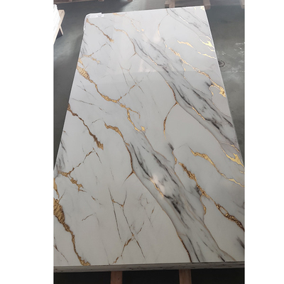 1220x2400mm 1220x2800mm UV Marble Sheet for Modern Design Style and 25 Years Lifetime