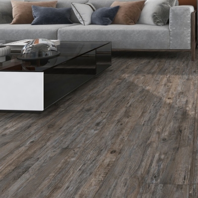 Unilin Locking Click System PVC Floor Tile with Waterproof and Simple Color Design