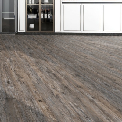 Unilin Locking Click System PVC Floor Tile with Waterproof and Simple Color Design