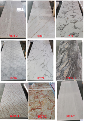 Easy Wall Board Install Fireproof Marble SPC Wall Panel with 25 Years Lifetime