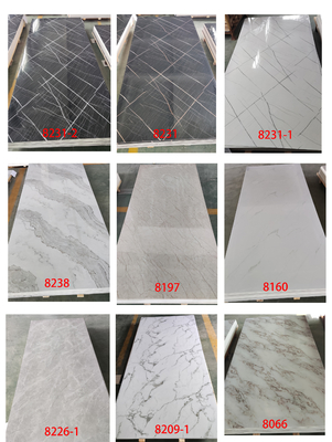 Easy Wall Board Install Fireproof Marble SPC Wall Panel with 25 Years Lifetime