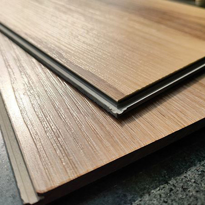 Waterproof Wood Veneer SPC Floor Click Installation Type Vinyl Plank Flooring for Oak