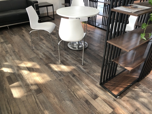 Asian Design Style LVT Tiles Ultra-thin Waterproof Raw Material Produce Glue for Hospital