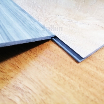 Indoor Unilin Click Lock Dark Brown Color Laminate Flooring with EVA Underlayment