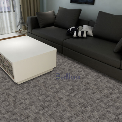 Eco Beauty Woven Vinyl PVC Carpet Floor Covering SPC LVT Floor Vinyl Tile for Indoor