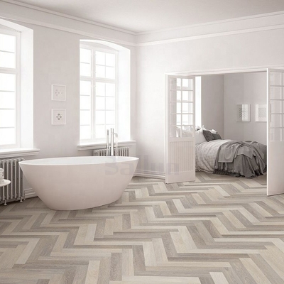 Get the Best Deal on Herringbone Rigid SPC Vinyl Flooring from Our ISO9001/CE Certified