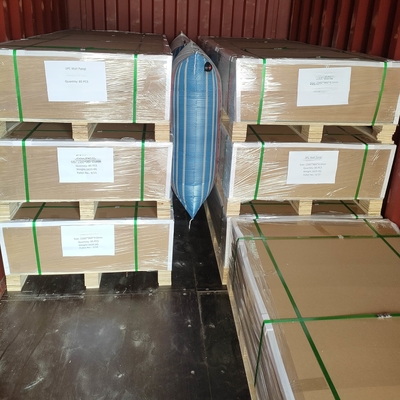 Long Side Click and Glue Installation PVC Cladding for Seamless Wave Slat Texture
