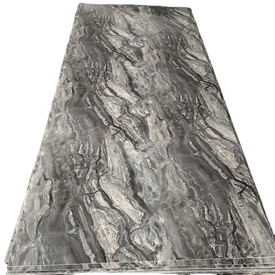 1200*600mm or Customized Spc Marble Waterproof UV Board PVC Wall Panel CE Certificate