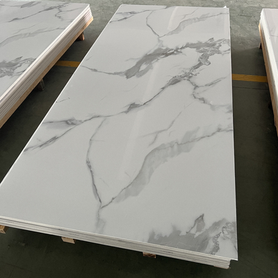 1200*600mm or Customized Spc Marble Waterproof UV Board PVC Wall Panel CE Certificate