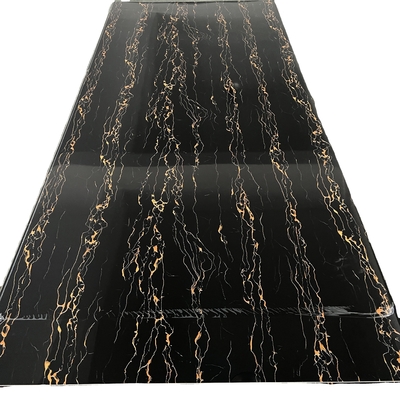 Modern Style Grey Tile Effect Bathroom PVC Wall Panels for Interior Wet Wall Cladding
