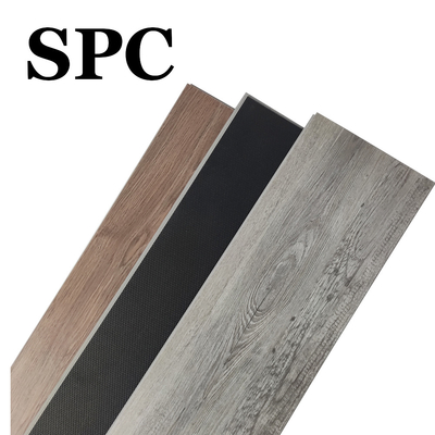 Hotel Handscaped SPC Flooring with Nature Oak Hardwood Design and Unilin Click System