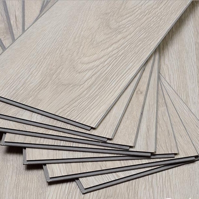 4mm SPC Anti Slip Rigid Vinyl Plastic Flooring With Cilck Wood Texture for Bathrooms