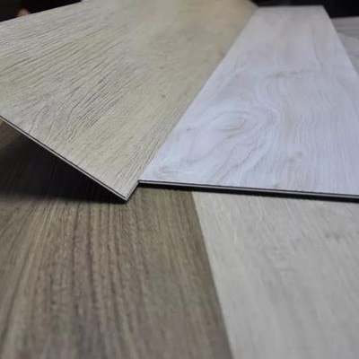 4mm SPC Anti Slip Rigid Vinyl Plastic Flooring With Cilck Wood Texture for Bathrooms