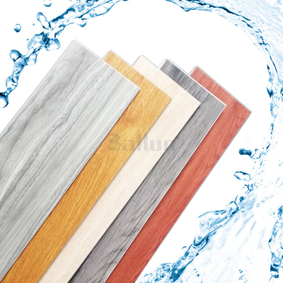 Eco-Friendly Oak SPC Vinyl Plank Flooring with Easy Click Installation and Rigid Core