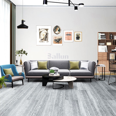 2 8mm Thickness Unilin Click Lock Waterproof Piso de PVC Marmol Vinyl Plank Floor Tile