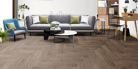 Customized SPC Herringbone Vinyl Plank Flooring for Waterproof Click Composite Laminate