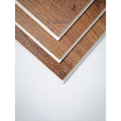 Easy Installation Unilin Click Lock SPC Hybrid Vinyl Flooring with Cork in Brown Color