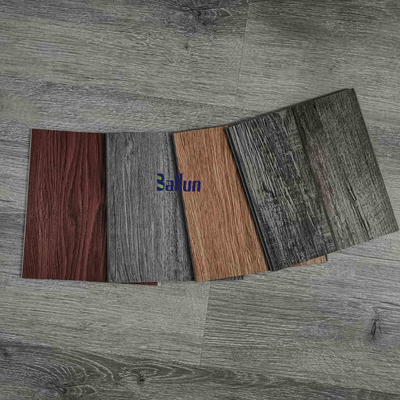 Indoor Vinyl Floors Simple Color 4mm Waterproof Plank SPC Wooden Flooring for Mexico