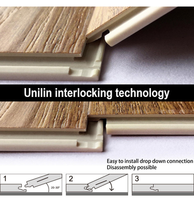 Indoor Luxury Vinyl Plank Flooring Click Lock SPC Floor with ISO9001/CE Certificate