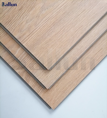 Simple Color SPC Flooring Easy Click Installation / Labor Cost Saving / Eco-friendly