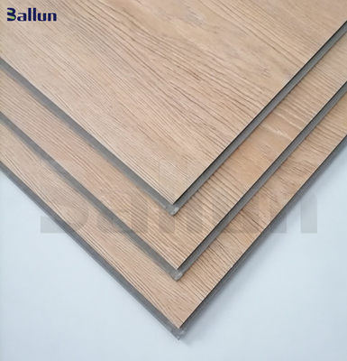 Simple Color SPC Flooring Easy Click Installation / Labor Cost Saving / Eco-friendly