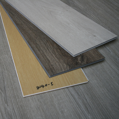 SPC Plank Flooring with PVC/Calcium Carbonate Raw Material Customizable Wear Layer
