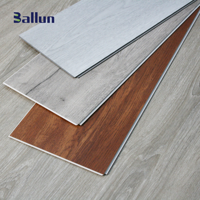 SPC Flooring Click Deep Wood Embossed Sound-proof with PVC/Calcium Carbonate Material