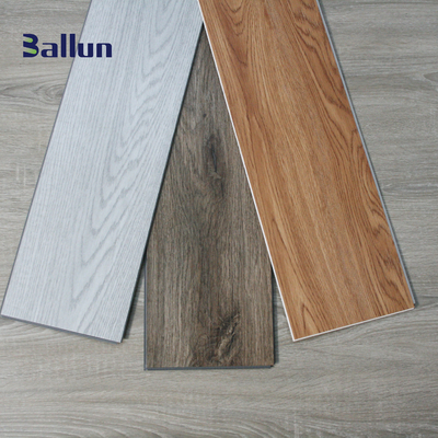 SPC Flooring Click Deep Wood Embossed Sound-proof with PVC/Calcium Carbonate Material