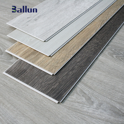 Laminated Flooring Wood Embossed Luxury Vinyl Tiles with Wear Resistant 0.55mm