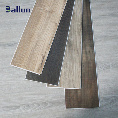 Laminated Flooring Wood Embossed Luxury Vinyl Tiles with Wear Resistant 0.55mm