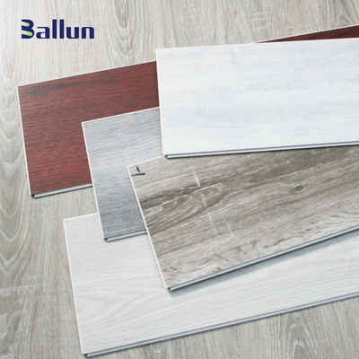 Laminated Flooring Wood Embossed Luxury Vinyl Tiles with Wear Resistant 0.55mm