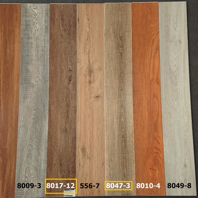 Indoor Glossy Marble Rigid Core Vinyl Plank Spc Flooring with Unilin Locking System