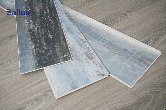 SPC 5mm PVC Plastic Waterproof Vinyl Tile Stone Wood Plank Click System for Indoor
