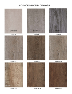 UV Coating Waterproof 4mm 5mm 6mm SPC Flooring Tile with Click System Unilin Locking