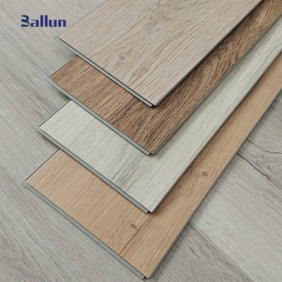 Customized Simple Color 6mm Luxury Click LVT Composite Vinyl Plank Sheets Spc Flooring