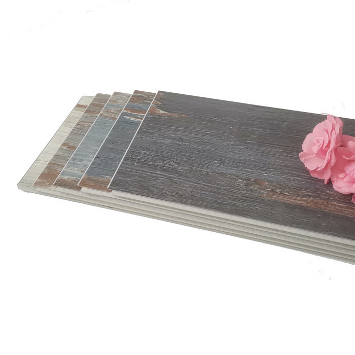 7''x48'' SPC Tile Vinyl Flooring with Unilin Click Wood Design and Waterproof Feature